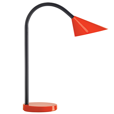 LAMPADA+LED+DA+SCRIVANIA+SOL+ROSSO%3Cbr%3E%3Ci%3EUNILUX%3C%2Fi%3E