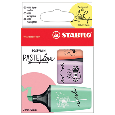 EVIDENZIATORE+STABILO+BOSS+MINI+PASTELLOVE+47+BOX+PZ%2E3%3Cbr%3E%3Ci%3ESTABILO%3C%2Fi%3E