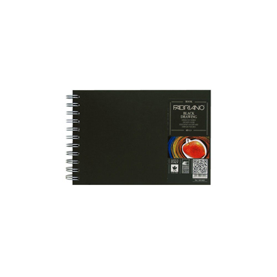 BLOCCO+DISEGNO+BLACK+DRAWING+BOOK+SPIRALATO+30x30+GR%2E190+FG%2E40%3Cbr%3E%3Ci%3EFABRIANO%3C%2Fi%3E