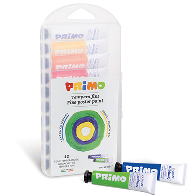 TEMPERA+PRIMO+12+ML%2E+SCATOLA+10+COLORI%3Cbr%3E%3Ci%3EPRIMO%3C%2Fi%3E