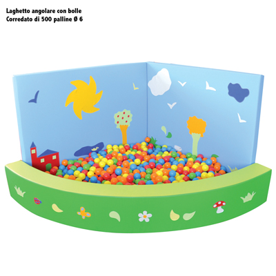 MORBIDOSI+LAGHETTO+ANGOLARE+CON+500+PALLINE%3Cbr%3E%3Ci%3EOMSI%3C%2Fi%3E