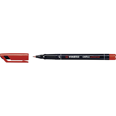 PENNA+STABILO+OHP+841+S+ROSSO%3Cbr%3E%3Ci%3ESTABILO%3C%2Fi%3E