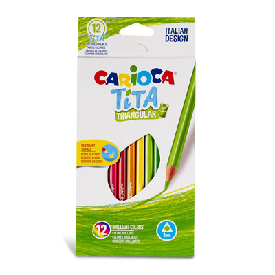 PASTELLI+TRIANGULAR+TITA+12+COLORI%3Cbr%3E%3Ci%3ECARIOCA%3C%2Fi%3E