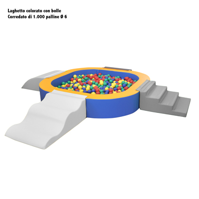 MORBIDOSI+LAGHETTO+OVALE+CON+1000+PALLINE%3Cbr%3E%3Ci%3EOMSI%3C%2Fi%3E