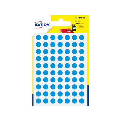 ETICHETTE+ROTONDE+ADESIVE+IN+BLISTER+COL%2EAZZURRO+DIAM+8+MM+FG%2E6%3Cbr%3E%3Ci%3EAVERY%3C%2Fi%3E