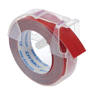 NASTRO+PER+DYMO+9X3+A+RILIEVO+ROSSO%3Cbr%3E%3Ci%3EDYMO%3C%2Fi%3E