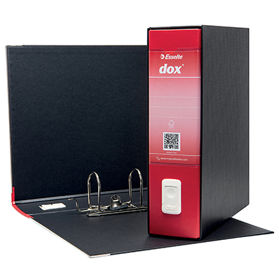 REGISTRATORE+DOX+1+COMMERCIALE+DORSO+8+ROSSO%3Cbr%3E%3Ci%3EACCO%3C%2Fi%3E