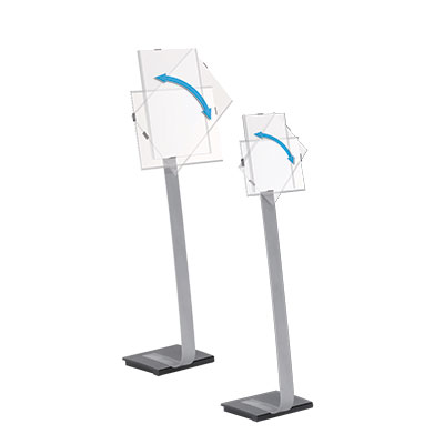 ESPOSITORE+DA+TERRA+INFO+SIGN+A3+ARGENTO+METALLIZZATO%3Cbr%3E%3Ci%3EDURABLE%3C%2Fi%3E