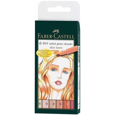 ARTIST+PEN+BRUSH+FABER+IN+BUSTA+6+PZ%2E+COL+SKIN+TONES%3Cbr%3E%3Ci%3EFABER+CASTELL%3C%2Fi%3E