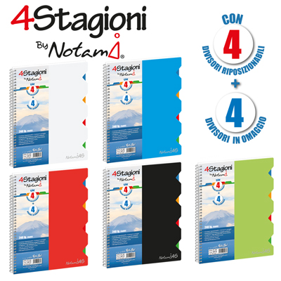 BLOCCO+SPIRALATO+NOTAMI+4+STAGIONI+240+FG%2E+4%2B4+DIVISORI+4+RIGATU%3Cbr%3E%3Ci%3ENOTAMI%3C%2Fi%3E