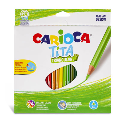 PASTELLI+TRIANGULAR+TITA+24+COLORI%3Cbr%3E%3Ci%3ECARIOCA%3C%2Fi%3E