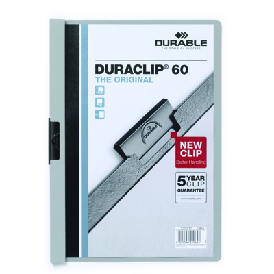 CARTELLINA+PPL+DURACLIP+A4+PER+60+FOGLI+RETRO+GRIGIO%3Cbr%3E%3Ci%3EDURABLE%3C%2Fi%3E