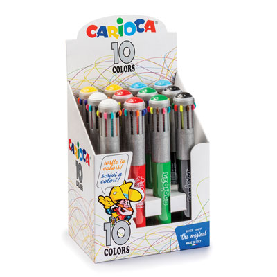 SFERA+CARIOCA+MAXI+10+COLORI+FUSTO+METALIZZATO%3Cbr%3E%3Ci%3ECARIOCA%3C%2Fi%3E