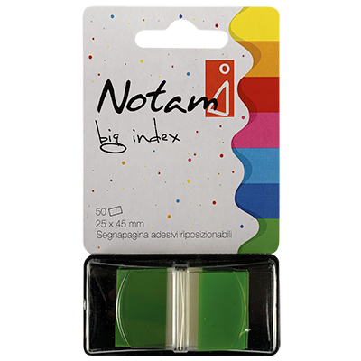 SEGNAPAGINA+ADESIVO+NOTAMI+MM%2E24X44+FF%2E50+VERDE%3Cbr%3E%3Ci%3ENOTAMI%3C%2Fi%3E