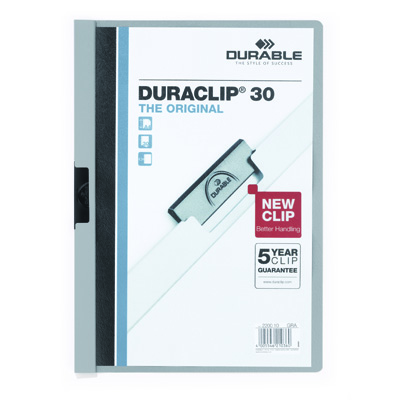 CARTELLINA+PPL+DURACLIP+A4+PER+30+FOGLI+RETRO+GRIGIO%3Cbr%3E%3Ci%3EDURABLE%3C%2Fi%3E