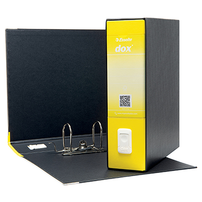 REGISTRATORE+DOX+1+COMMERCIALE+DORSO+8+GIALLO%3Cbr%3E%3Ci%3EACCO%3C%2Fi%3E