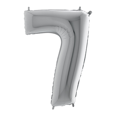 PALLONCINO+MYLAR+NUMERO+7+CM+36+COL%2EARGENTO%3Cbr%3E%3Ci%3EBIG+PARTY%3C%2Fi%3E