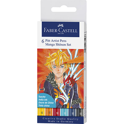 ARTIST+PEN+FABER+SET+MANGA+SHONEN+PZ%2E6%3Cbr%3E%3Ci%3EFABER+CASTELL%3C%2Fi%3E