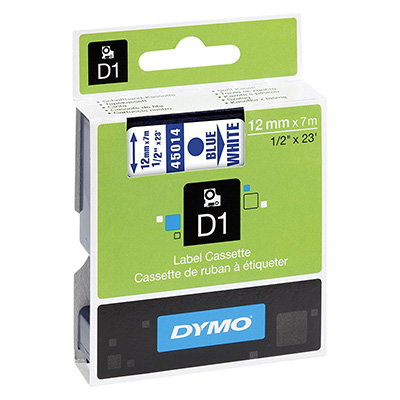 NASTRO+PER+DYMO+LP%2FLM+D1+12X7+BLU%2FBIANCO%3Cbr%3E%3Ci%3EDYMO%3C%2Fi%3E