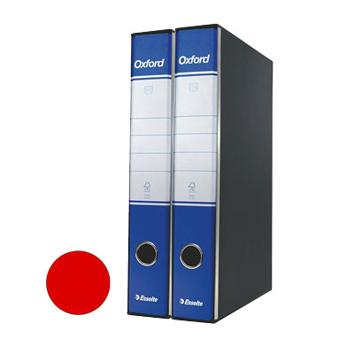 REGISTRATORE+OXFORD+COMMERCIALE+DORSO+5+ROSSO%3Cbr%3E%3Ci%3EESSELTE%3C%2Fi%3E