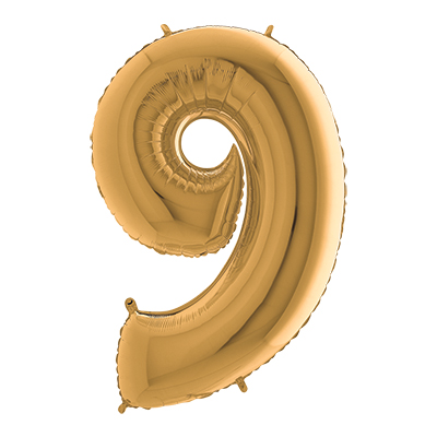 PALLONCINO+MYLAR+NUMERO+9+CM+102+COL%2EORO%3Cbr%3E%3Ci%3EBIG+PARTY%3C%2Fi%3E