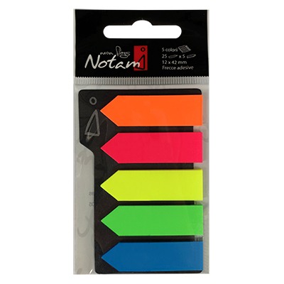SEGNAPAGINA+ADESIVO+NOTAMI+FRECCIA+MM%2E12X44+FF%2E20+5+COLORI%3Cbr%3E%3Ci%3ENOTAMI%3C%2Fi%3E