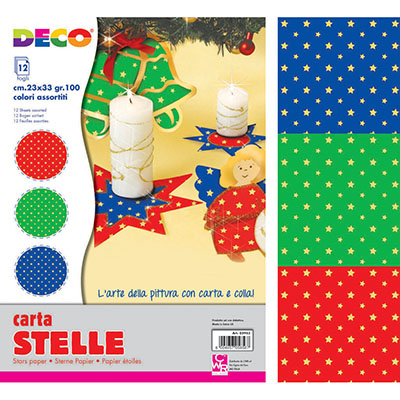 CARTA+STELLE+23x33+CM+12+FG%2E+%2D+COL%2E+ASS%2E%3Cbr%3E%3Ci%3ECWR%3C%2Fi%3E