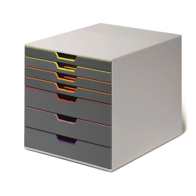 CASSETTIERA+VARICOLOR+7+CASSETTI%3Cbr%3E%3Ci%3EDURABLE%3C%2Fi%3E