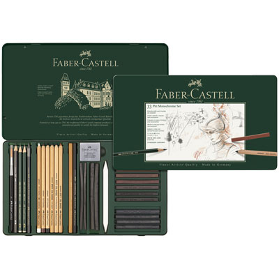 MATITA+PITT+FABER+GRAFITE+IN+SET+PZ%2E33%3Cbr%3E%3Ci%3EFABER+CASTELL%3C%2Fi%3E