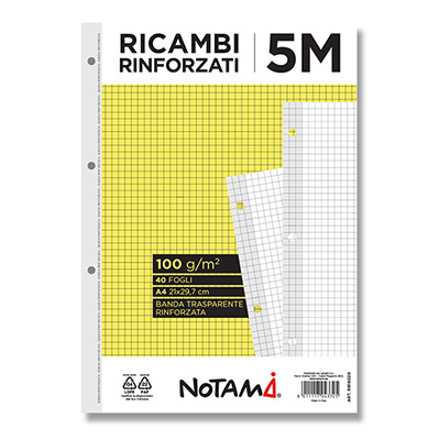 RICAMBIO+RINFORZATO+GR%2E100+A4+FG%2E40+NOTAMI+5M%3Cbr%3E%3Ci%3ENOTAMI%3C%2Fi%3E