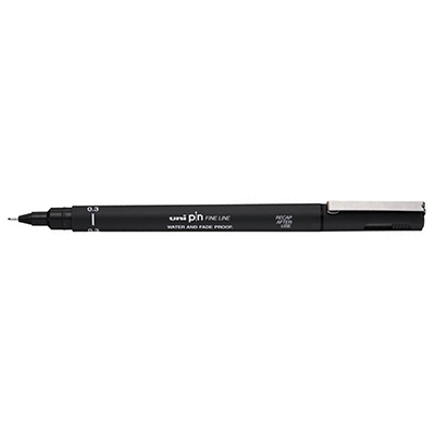 PENNA+UNI+PIN+FINELINER+03+NERO%3Cbr%3E%3Ci%3EMITSUBISHI%3C%2Fi%3E