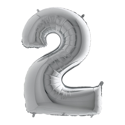 PALLONCINO+MYLAR+NUMERO+2+CM+36+COL%2EARGENTO%3Cbr%3E%3Ci%3EBIG+PARTY%3C%2Fi%3E