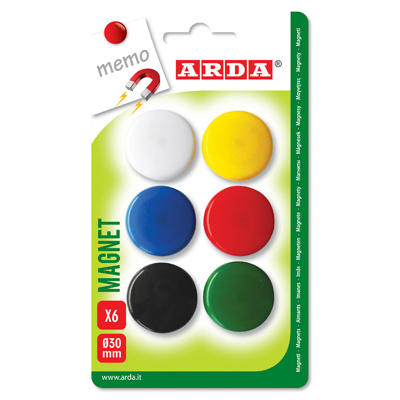 MAGNETI+D%2E30+COLORI+ASSORTITI+PZ%2E6%3Cbr%3E%3Ci%3EARDA%3C%2Fi%3E