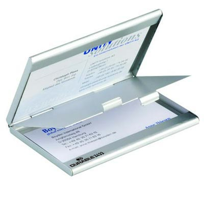 PORTABIGLIETTI+VISITA+ALLUMINIO+A+DUE+SCOMPARTI+PZ%2E20%3Cbr%3E%3Ci%3EDURABLE%3C%2Fi%3E