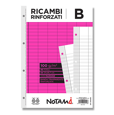 RICAMBIO+RINFORZATO+GR%2E100+A4+FG%2E40+NOTAMI+B%3Cbr%3E%3Ci%3ENOTAMI%3C%2Fi%3E