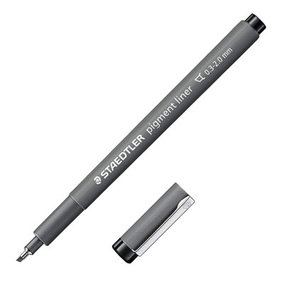 PENNA+STAEDTLER+PIGMENT+LINER+20+NERO%3Cbr%3E%3Ci%3ESTAEDTLER%3C%2Fi%3E