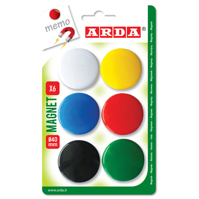 MAGNETI+D%2E40+COLORI+ASSORTITI+PZ%2E6%3Cbr%3E%3Ci%3EARDA%3C%2Fi%3E