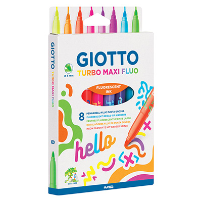 PENNARELLI+GIOTTO+TURBO+MAXI+FLUO+%2D+PZ+8%3Cbr%3E%3Ci%3EGIOTTO%3C%2Fi%3E
