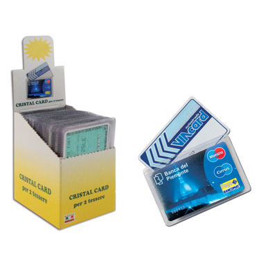 CRISTALCARD+PORTACARD+IN+PVC+CRISTAL+A+2+SCOMPARTI%3Cbr%3E%3Ci%3EALPLAST%3C%2Fi%3E