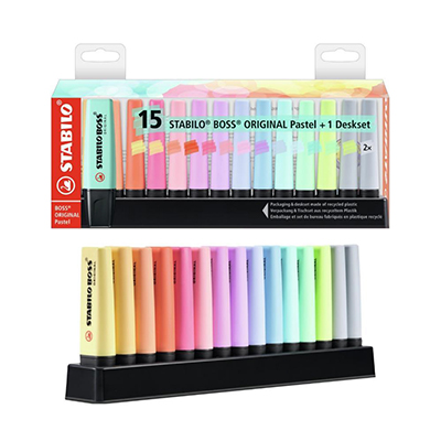 DESKSET+15+EVIDENZIATORI+STABILO+BOSS+PASTEL+FEVER+ASSORTITI%3Cbr%3E%3Ci%3ESTABILO%3C%2Fi%3E