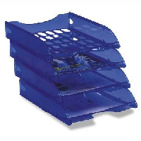 VASCHETTA+PORTACORRISPONDENZA+MODULA+TRASPARENTE+BLU%3Cbr%3E%3Ci%3EFELLOWES%3C%2Fi%3E