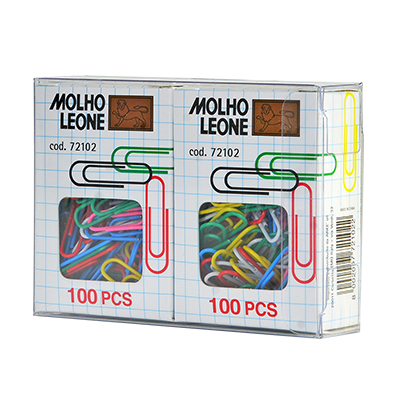 BL%2E2+SCATOLE+DA+100+FERMAGLI+IN+PLASTICA+COLORATI+N%2E3%3Cbr%3E%3Ci%3EMOLHO+LEONE%3C%2Fi%3E