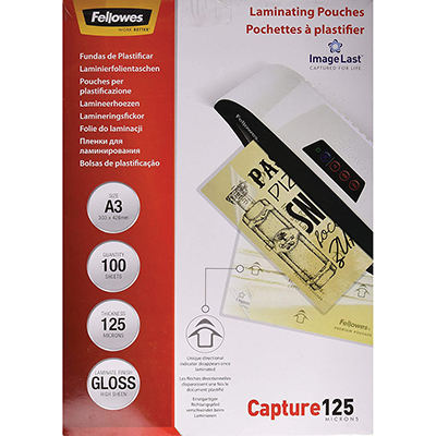 BUSTA+POUCHES+UNI+A3+MY+125+PZ%2E100%3Cbr%3E%3Ci%3EFELLOWES%3C%2Fi%3E