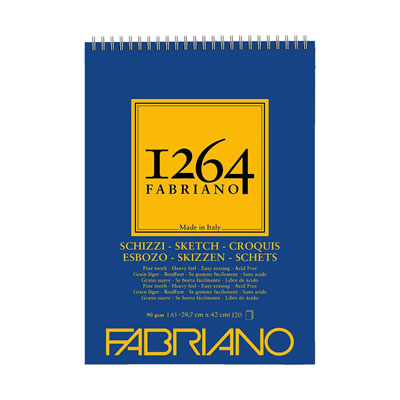 BLOCCO+FABRIANO+1264+SCHIZZI+A3+GR%2E90+FG%2E120+SPIRALE+LATO+CORTO%3Cbr%3E%3Ci%3EFABRIANO%3C%2Fi%3E
