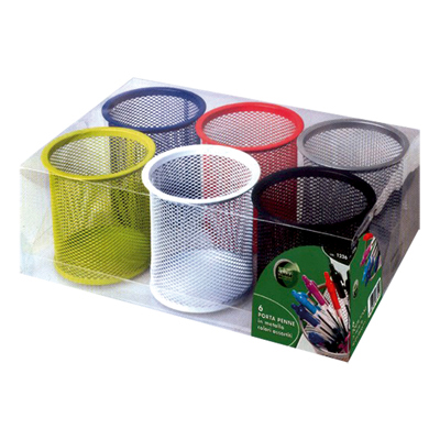 PORTAPENNE+IN+RETE+METALLICA+COLORATA+PZ%2E6%3Cbr%3E%3Ci%3ELEBEZ%3C%2Fi%3E