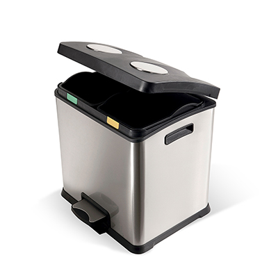 PATTUMIERA+PER+RACCOLTA+DIFFERENZIATA+A+2+VASCHE+LT%2E12+COL%2EINOX%3Cbr%3E%3Ci%3EPERFETTO%3C%2Fi%3E