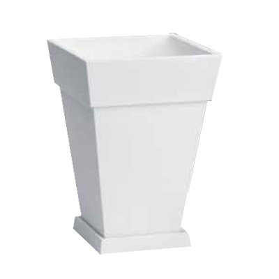 VASO+QUADRATO+CON+FASCIA+CM%2E37X37+H%2E52+BIANCO%3Cbr%3E%3Ci%3EMIGLIORATI%3C%2Fi%3E