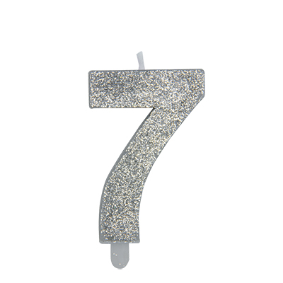 CANDELA+NUMERO+7+SWEETY+ARGENTO+GLITTER+CM+9%3Cbr%3E%3Ci%3EBIG+PARTY%3C%2Fi%3E