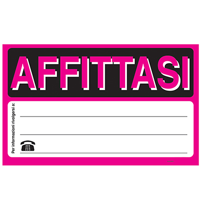 CARTELLO+AFFITTASI+FLUORESCENTE+23X32%3Cbr%3E%3Ci%3ECWR%3C%2Fi%3E