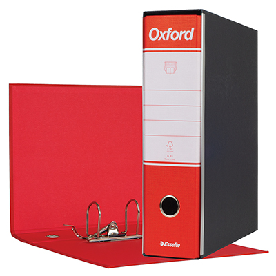 REGISTRATORE+OXFORD+COMMERCIALE+DORSO+8+ROSSO%3Cbr%3E%3Ci%3EESSELTE%3C%2Fi%3E